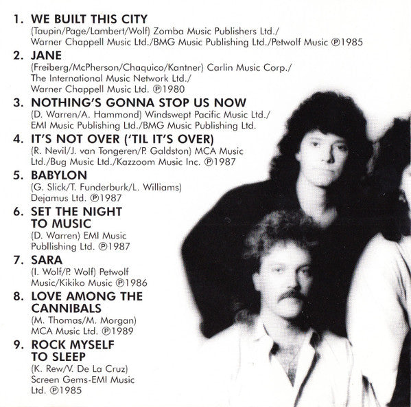 Starship (2) : We Built This City (The Very Best Of Starship) (CD, Comp)