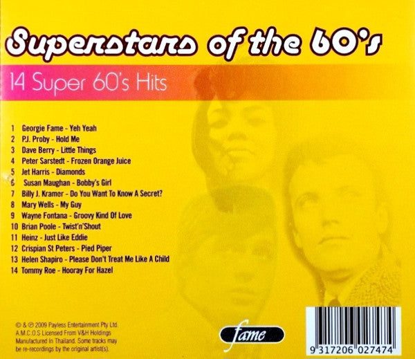 Various : Superstars Of The 60's (CD, Comp)