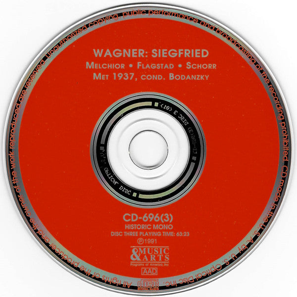 Wagner* : Siegfried (3xCD, Mono)