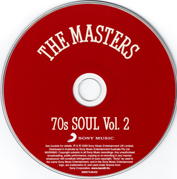 Various : The Masters: 70's Soul Vol. 2 (CD, Comp)