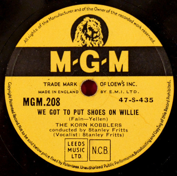 The Korn Kobblers : Clancy Lowered The Boom (Shellac, 10")