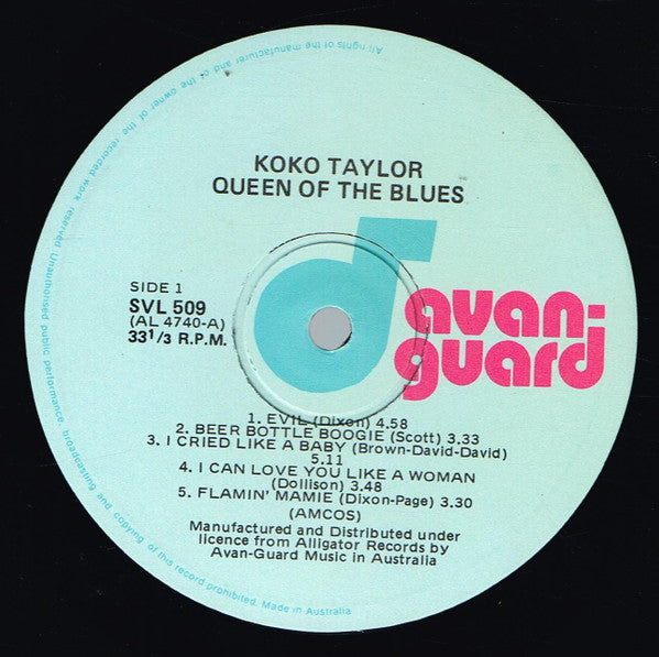 Koko Taylor : Queen Of The Blues (LP, Album)