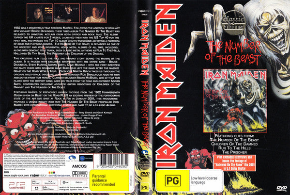 Iron Maiden : The Number Of The Beast (DVD, RE, PAL)