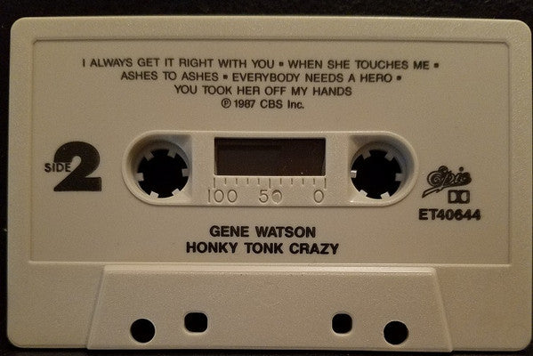 Gene Watson : Honky Tonk Crazy (Cass, Album)