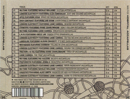 Various : Hospital Accapellas (CD, Album)
