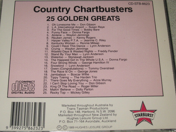 Various : Country Chartbusters (CD, Comp)