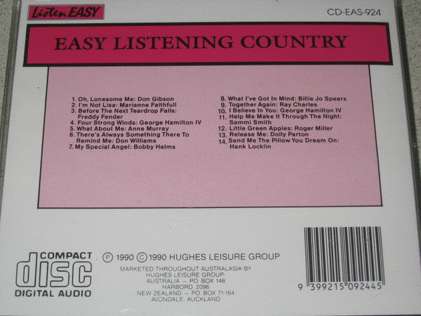 Various : Easy Listening Country (CD, Comp)