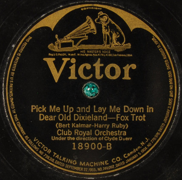 Zez Confrey And His Orchestra / Club Royal Orchestra : Kitten On The Keys / Pick Me Up And Lay Me Down In Dear Old Dixieland (Shellac, 10")