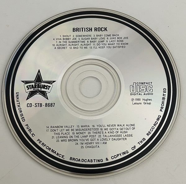 Various : British Rock (CD, Comp)