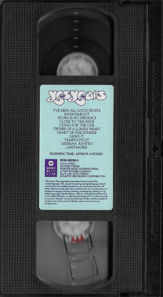 Yes : Yesyears (VHS, PAL)