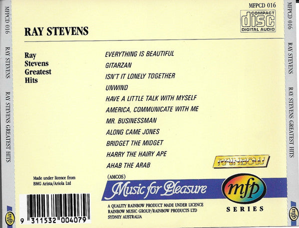Ray Stevens : Ray Stevens Greatest Hits (CD, Comp)