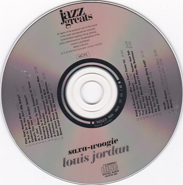 Louis Jordan : Saxa-Woogie (CD, Comp)