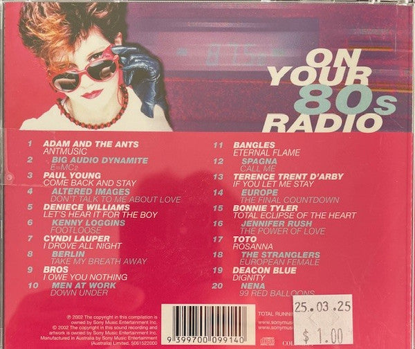 Various : On Your 80s Radio (CD, Comp)