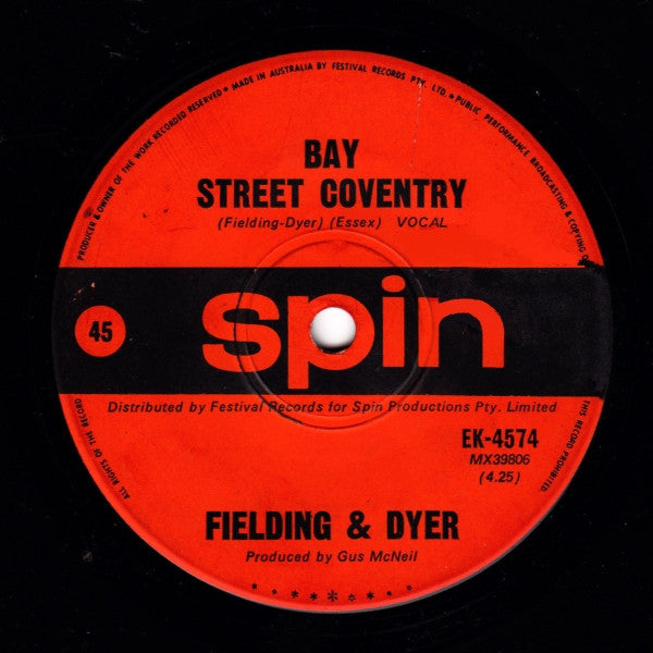 Fielding & Dyer : The Whale (7", Single)