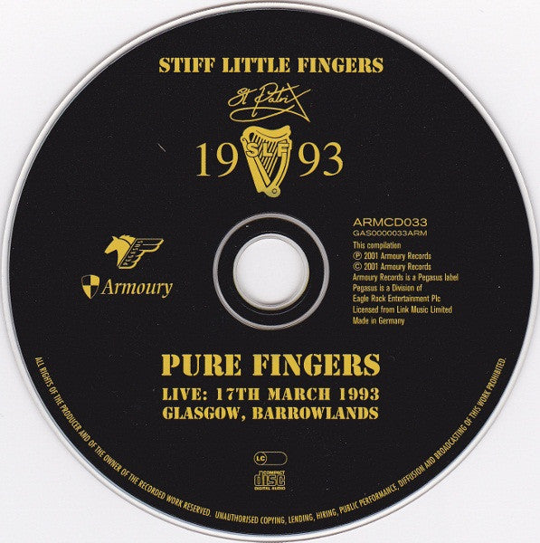 Stiff Little Fingers : Pure Fingers - St Patrix 1993 (CD, Album, RE, RM)