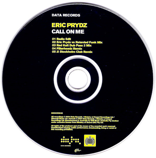 Eric Prydz : Call On Me (CD, Single, Bla)