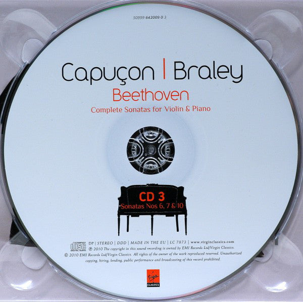 Ludwig van Beethoven, Renaud Capuçon, Frank Braley : Complete Sonatas For Violin & Piano (3xCD)