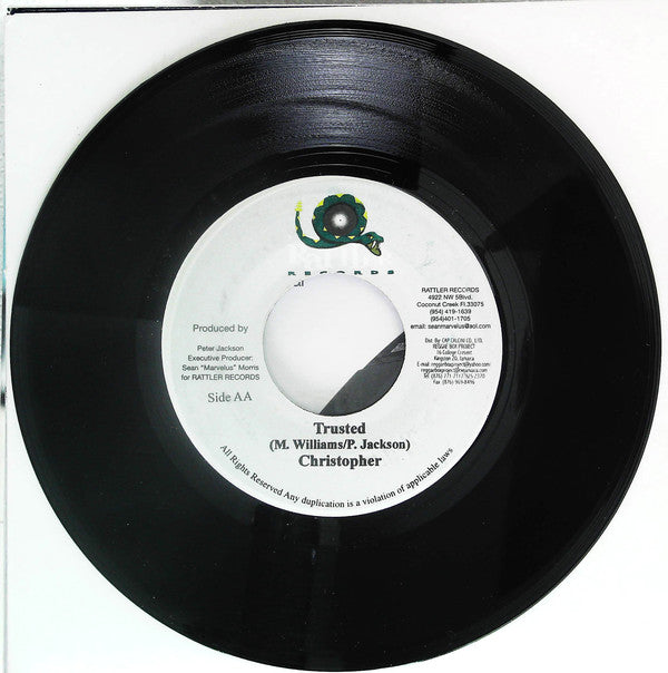 Sizzla / Christopher (7) : Scream / Trusted (7")