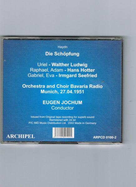 Joseph Haydn, Eugen Jochum : Die Schöpfung ; Munich 1951 (2xCD, Album)