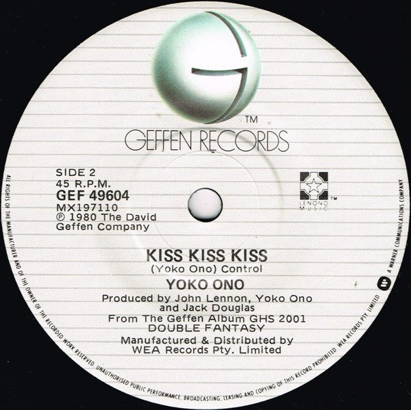 John Lennon : (Just Like) Starting Over (7", Single)