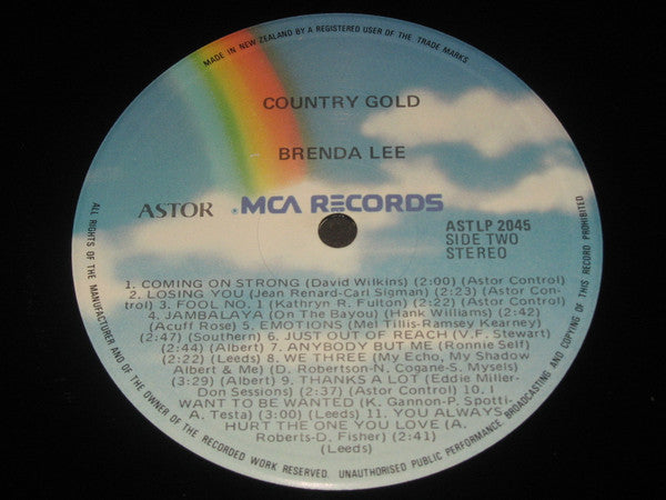 Brenda Lee : Country Gold (LP, Comp)
