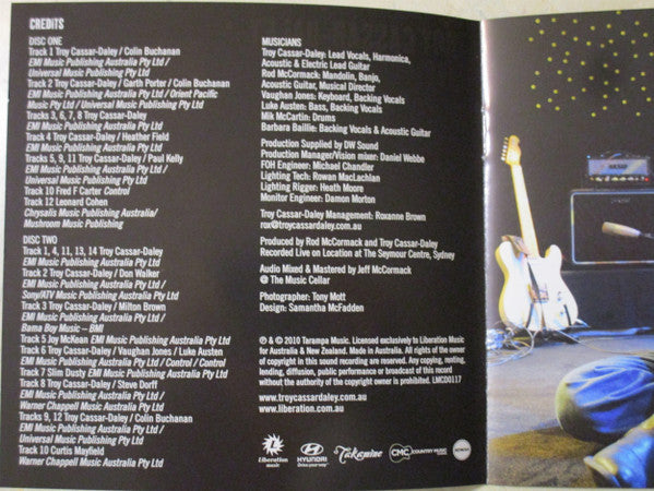 Troy Cassar-Daley : Live (2xCD, Album, Comp)