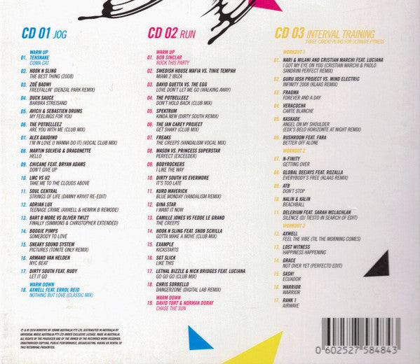 Various : Running Trax Summer 2011 (3xCD, Mixed)