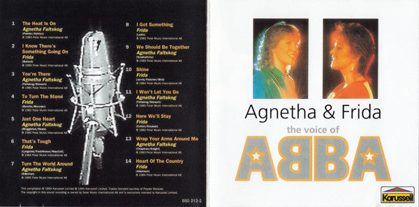 Agnetha Fältskog & Frida : The Voice Of ABBA (CD, Comp)