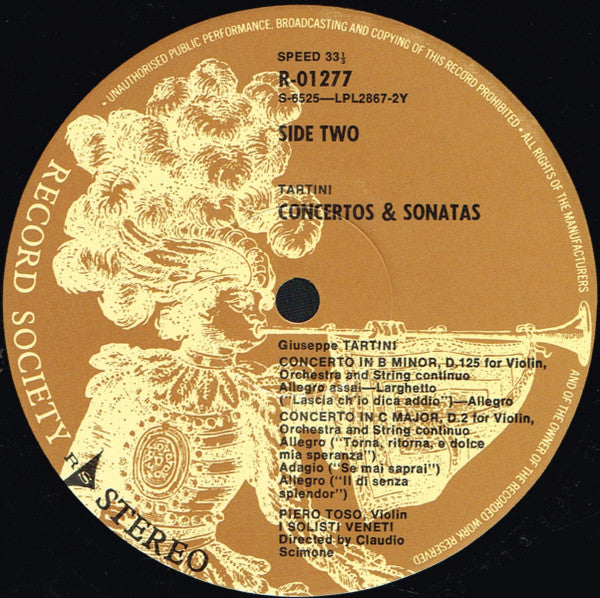Tartini* : Concertos & Sonatas (3xLP, Album, Club, RE + Box)