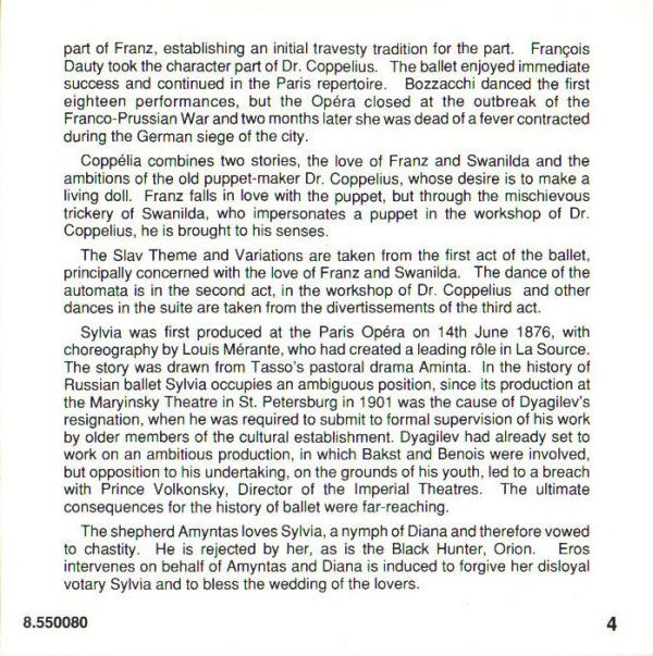 Léo Delibes, Slovak Radio Symphony Orchestra, Ondrej Lenárd : The Best Of French Ballet - Coppélia · Sylvia · La Source · Le Roi s'amuse · Kassya (CD, RE)