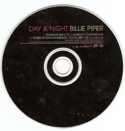 Billie Piper : Day & Night (CD, Single, Enh)