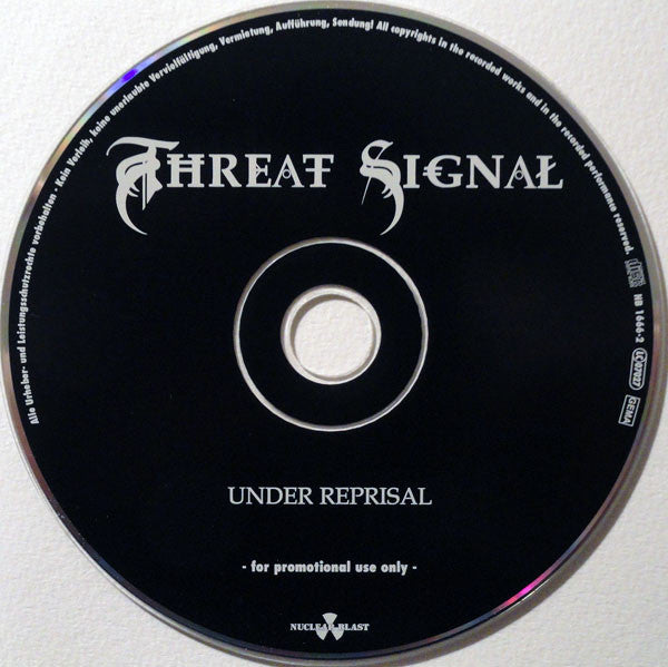Threat Signal : Under Reprisal (CD, Album, Promo)