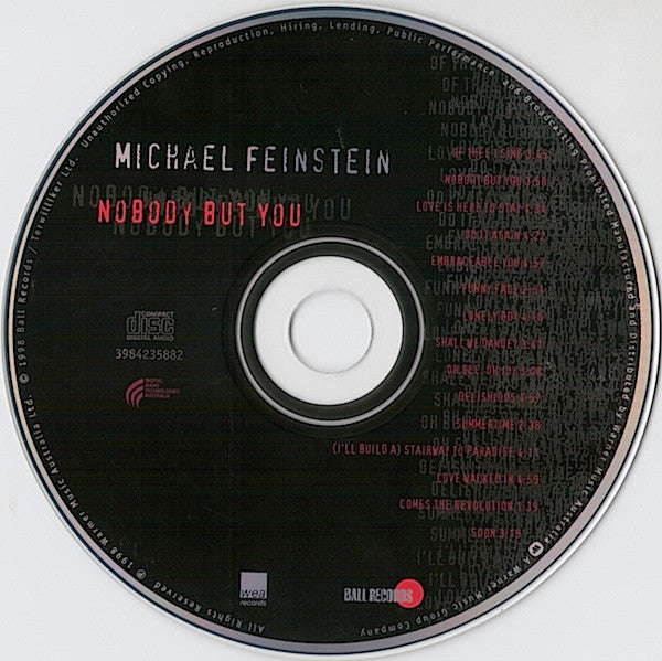 Michael Feinstein : Nobody But You (CD, Album)