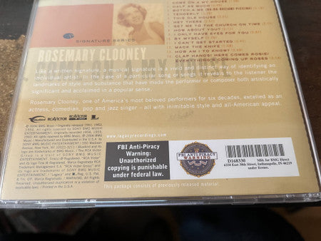 Rosemary Clooney : Come On-A My House: The Very Best Of Rosemary Clooney (CD, Comp, Club)