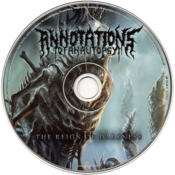 Annotations Of An Autopsy : II: The Reign Of Darkness (CD, Album, Sli)