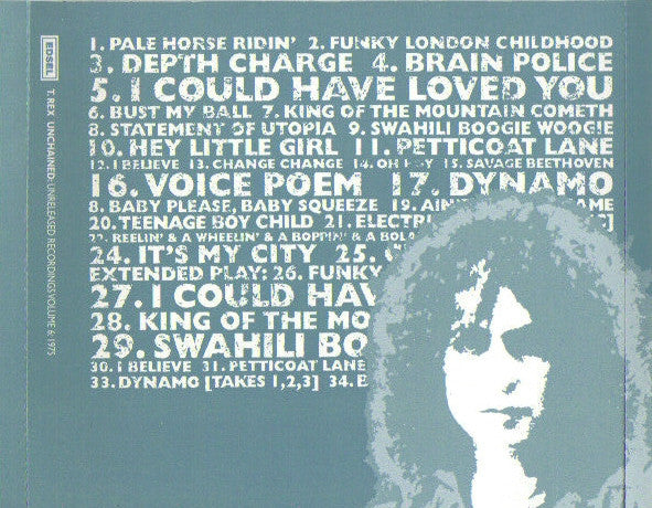 Marc Bolan & T. Rex : T.Rex Unchained: Unreleased Recordings Volume 6: 1975 (CD, Comp)
