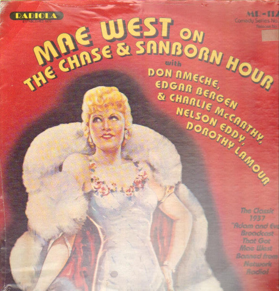 Mae West : On The Chase & Sanborn Hour (LP, Album)