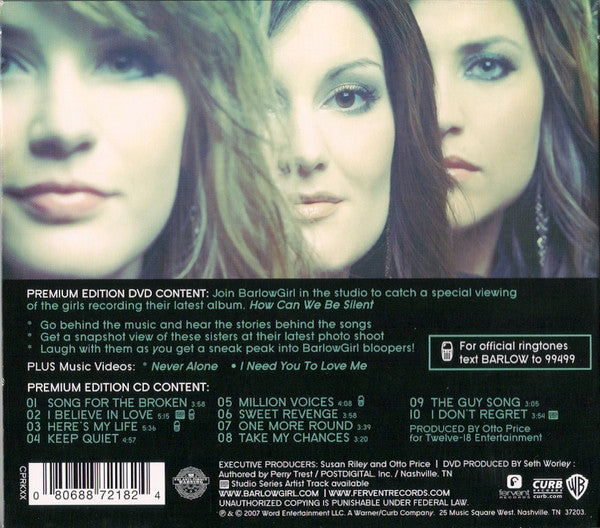 Barlowgirl : How Can We Be Silent - Premium Edition (CD, Album + DVD-V, Multichannel)
