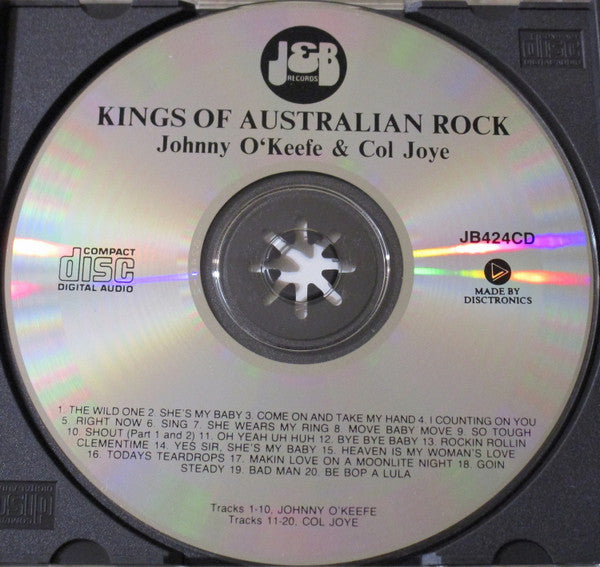Col Joye & Johnny O'Keefe : Kings Of Australian Rock (CD, Comp)