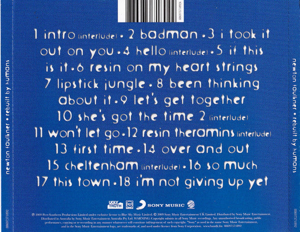 Newton Faulkner : Rebuilt By Humans (CD, Album)