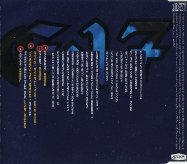 E.17* : Thunder (CD, Single)
