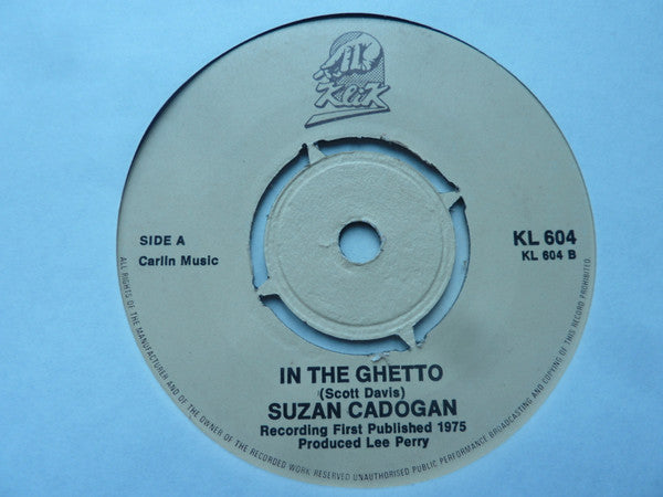 Susan Cadogan : Congratulations / In The Ghetto (7", 4 P)