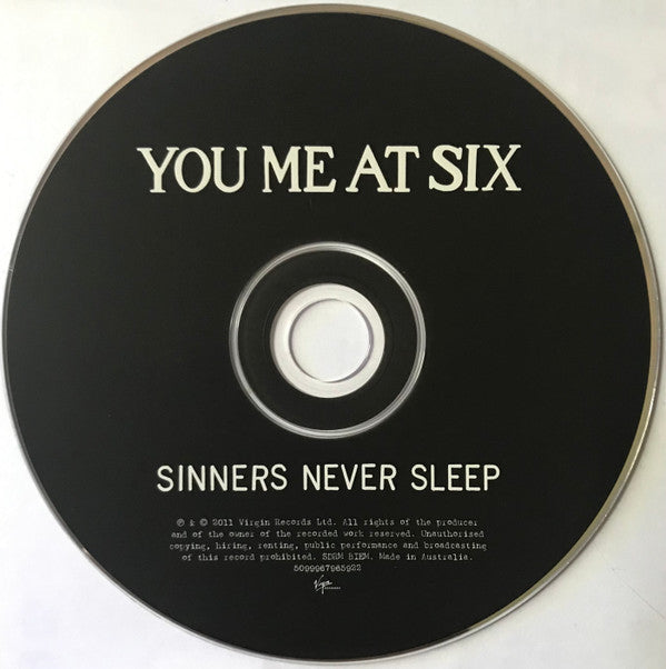 You Me At Six : Sinners Never Sleep (CD, Album)