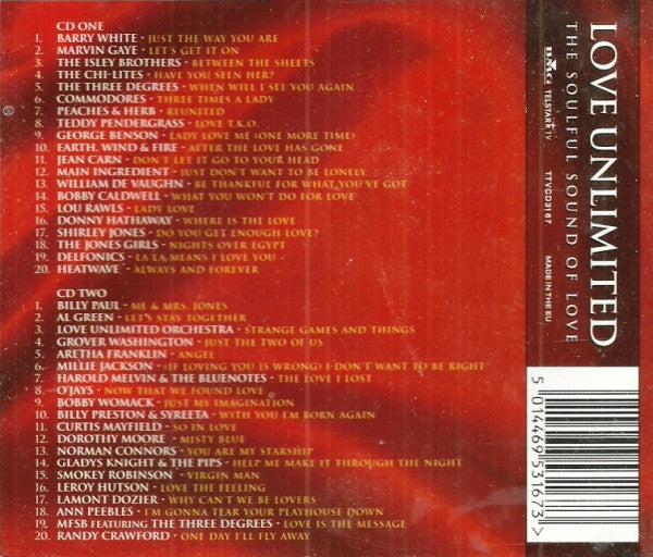 Various : Love Unlimited - The Soulful Sound Of Love (2xCD, Comp)