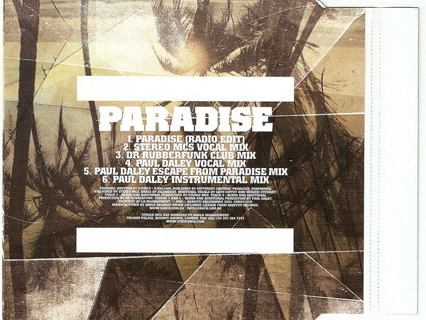 Stereo MC's : Paradise (CD, Single)