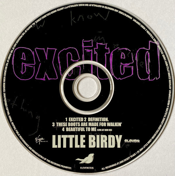 Little Birdy : Excited (CD, Single)