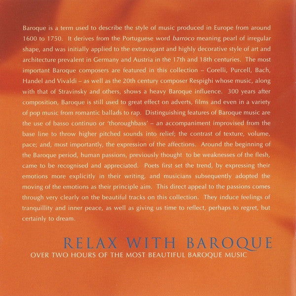 Various : Relax With Baroque (2xCD, Comp)