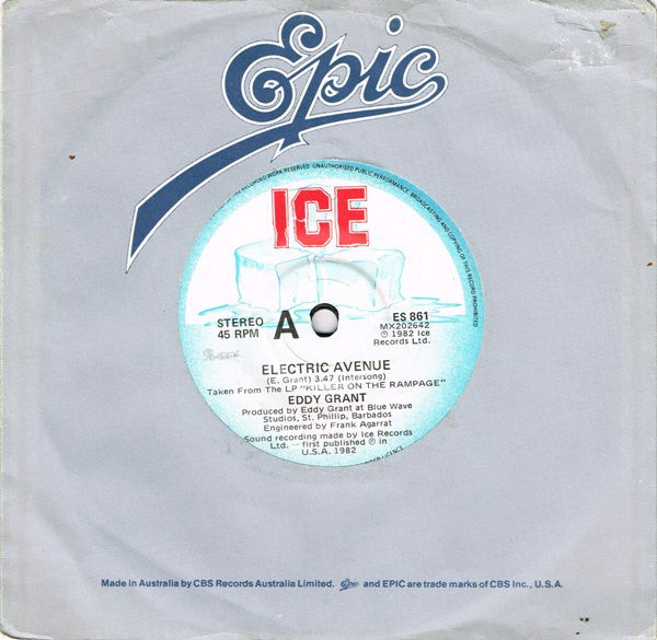 Eddy Grant : Electric Avenue (7", Single)
