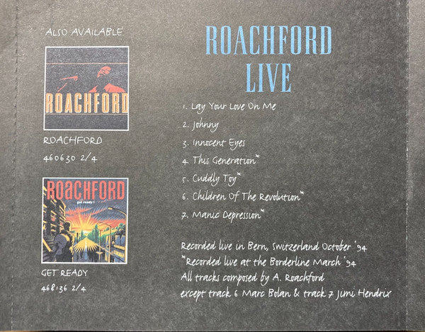 Roachford : Permanent Shade Of Blue (CD, Album + CD + Ltd)