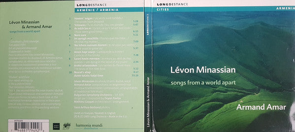 Levon Minassian & Armand Amar : Songs From A World Apart (CD, Album, Dig)